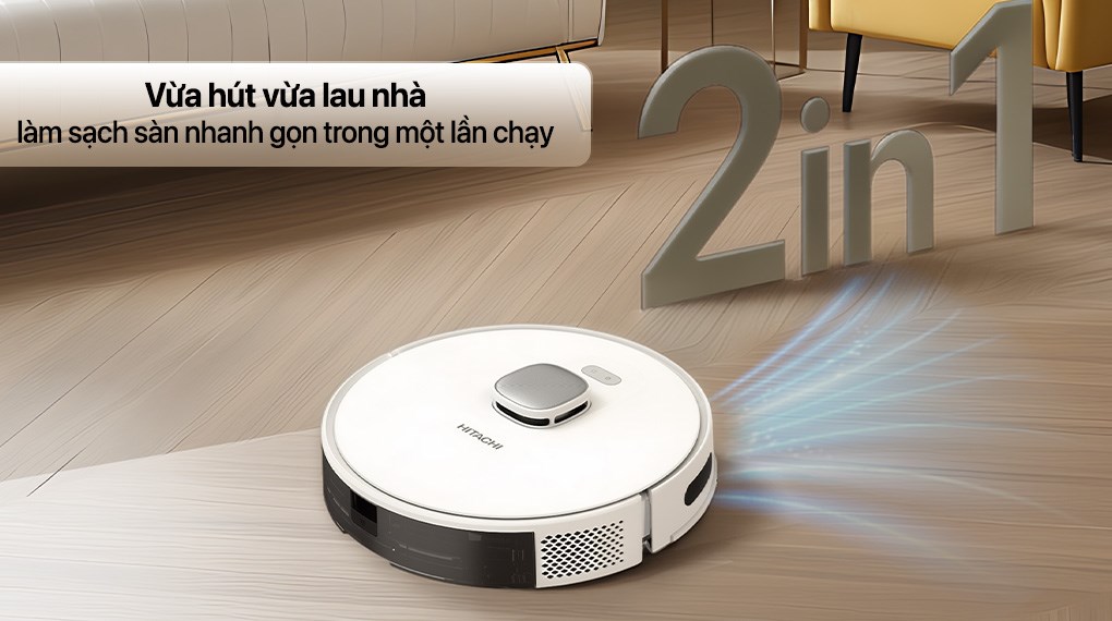 Robot hút bụi lau nhà Hitachi RV-X20P