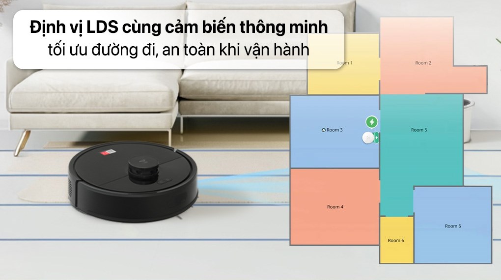 Robot hút bụi lau nhà Roborock Q7 TF