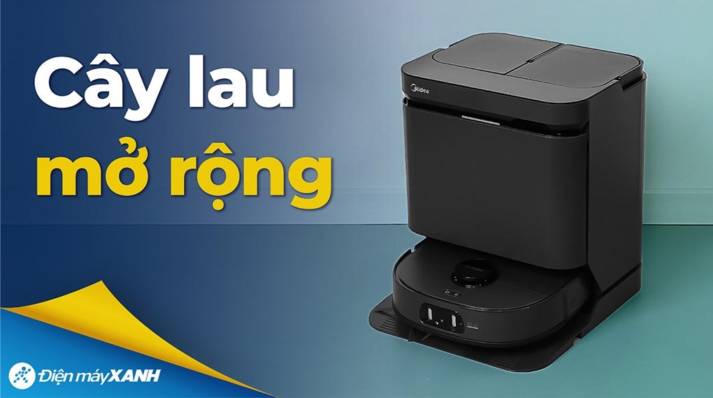 Robot hút bụi lau nhà Midea MV15ULTRAAPBK