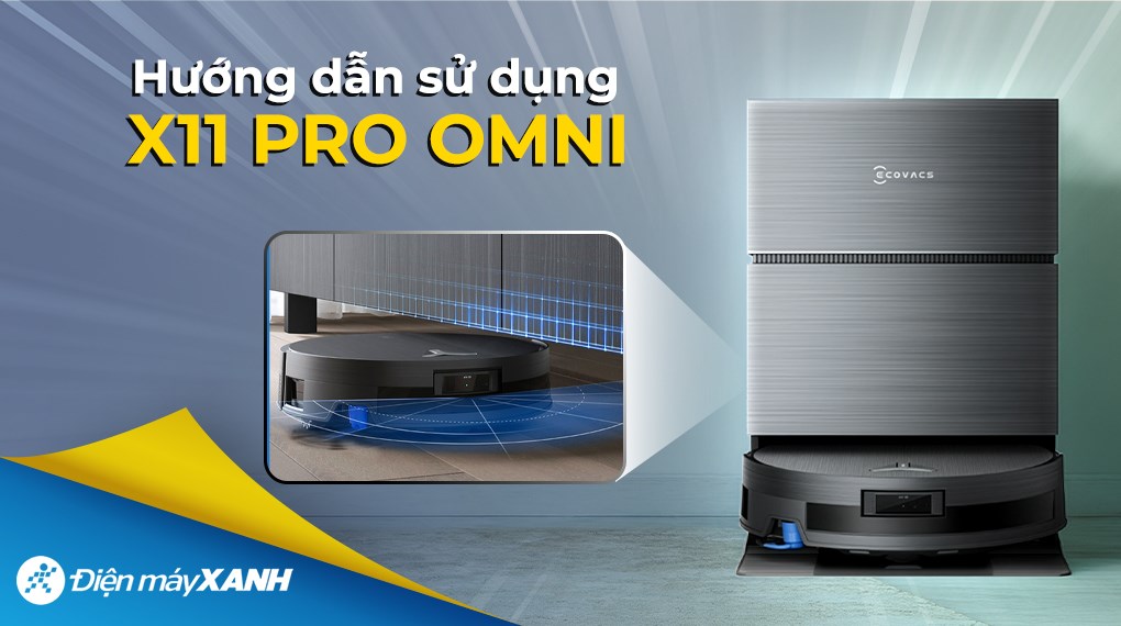 Robot hút bụi lau nhà Ecovacs Deebot X11 PRO OMNI