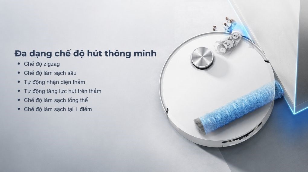 Robot hút bụi lau nhà Dreame Aqua 10 Roller Trắng