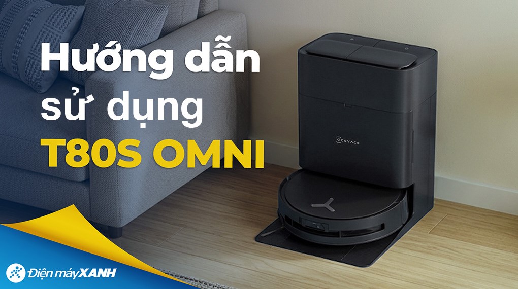 Robot hút bụi lau nhà Ecovacs Deebot T80S OMNI