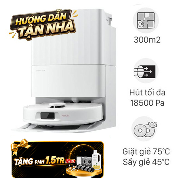 Robot hút bụi lau nhà Roborock QRevo S Pro - Trắng