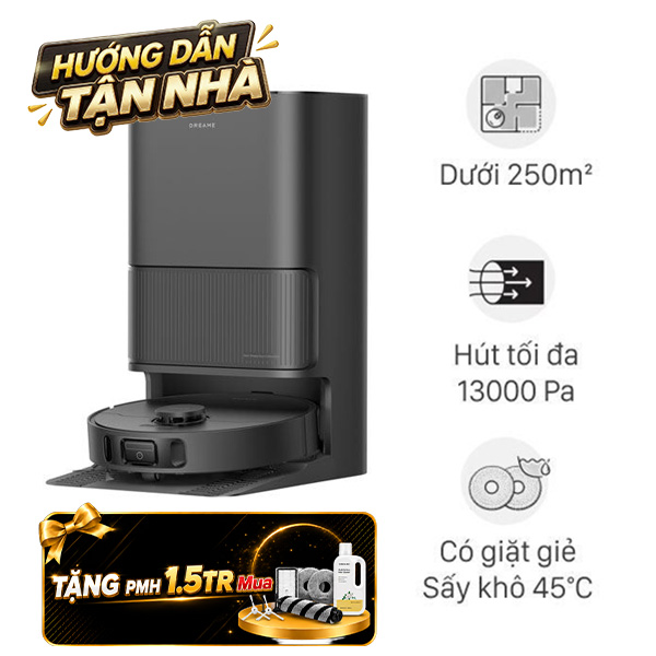 Robot hút bụi lau nhà Dreame D20 Ultra Đen
