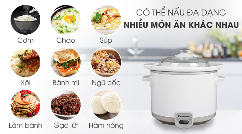 Nồi nấu chậm Panasonic 1.5 lít NF-N15SRA