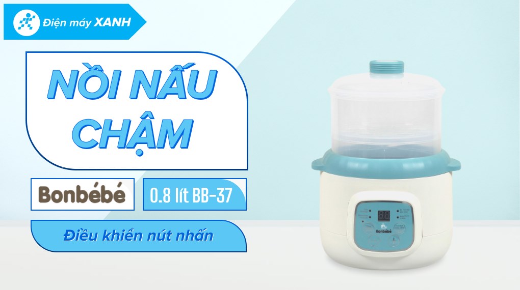 Nồi nấu chậm Bonbébé 0.8 lít BB-37