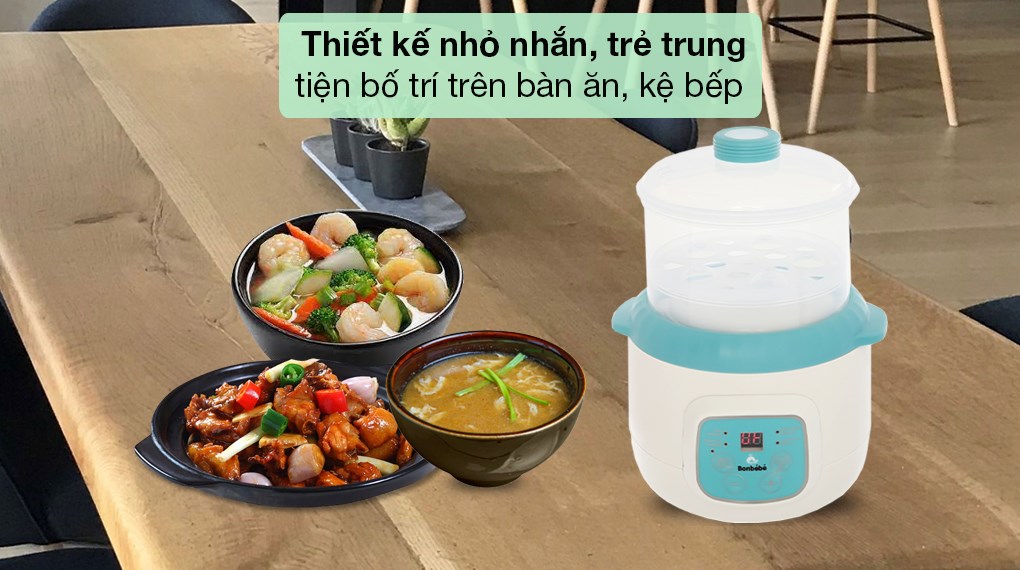 Nồi nấu chậm Bonbébé 0.8 lít BB-37