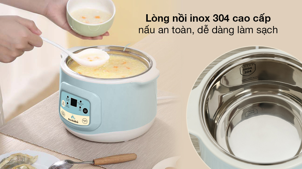 Nồi nấu chậm Bonbébé 1 lít BB-31
