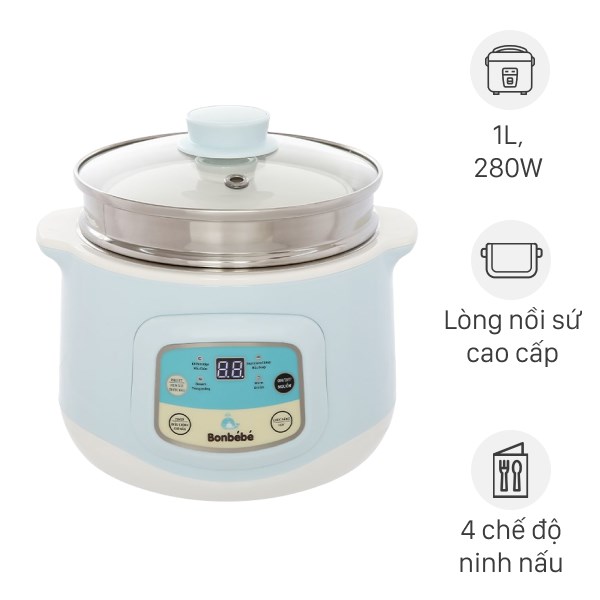 Nồi nấu chậm Bonbébé 1 lít BB-31