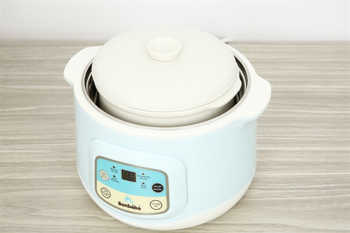 Nồi nấu chậm Bonbébé 1 lít BB-31 Màu Xanh da trời