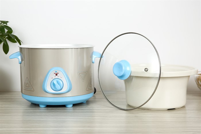Nồi nấu chậm Bonbébé 2.5 lít BB-17 Màu Xanh Dương