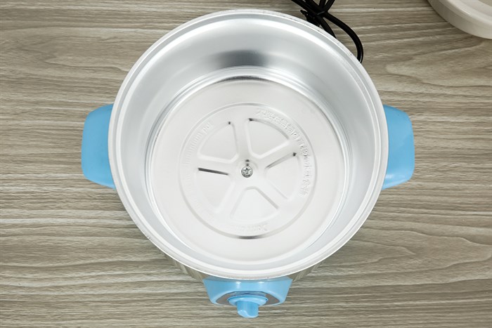 Nồi nấu chậm Bonbébé 2.5 lít BB-17 Màu Xanh Dương