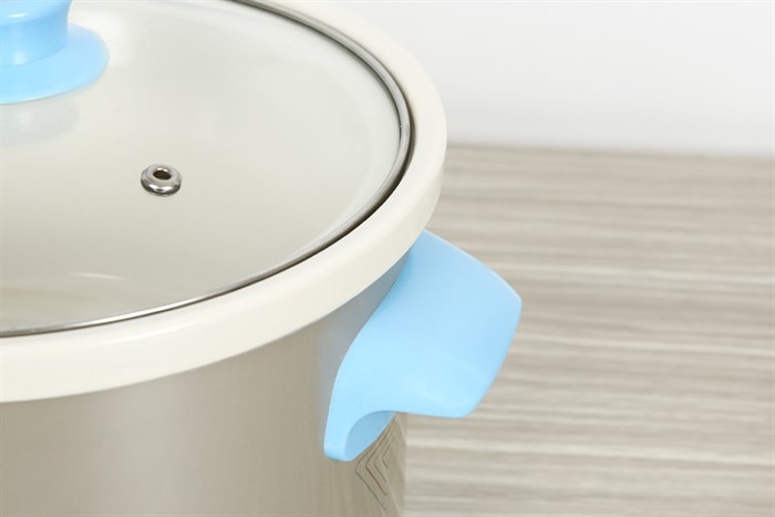 Nồi nấu chậm Bonbébé 2.5 lít BB-17 Màu Xanh Dương