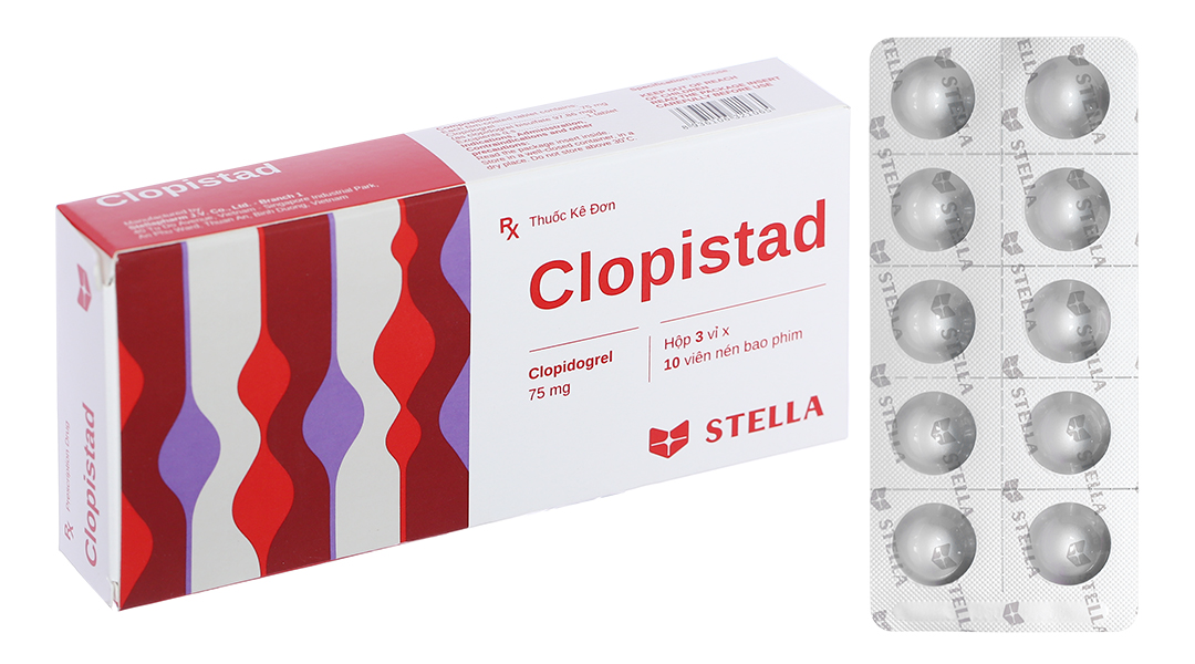 THUỐC CLOPIDOLUT HASAN 75MG DÙNG PHÒNG NGỪA BIẾN CỐ DO XƠ VỮA ĐỘNG MẠCH