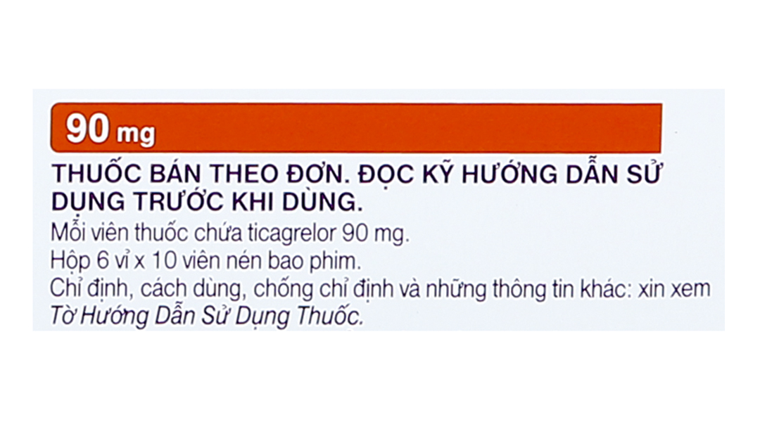 Brilinta 90mg ngừa xơ vữa động mạch