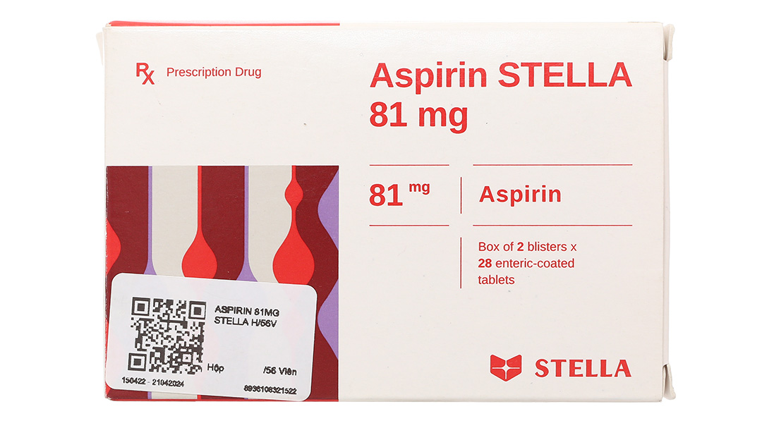 Thuốc Aspirin 81mg có tác dụng làm giảm sưng và đau do viêm không?
