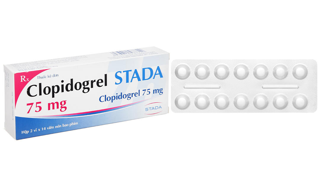 Clopidogrel Stada 75mg dự phòng biến cố do huyết khối động mạch