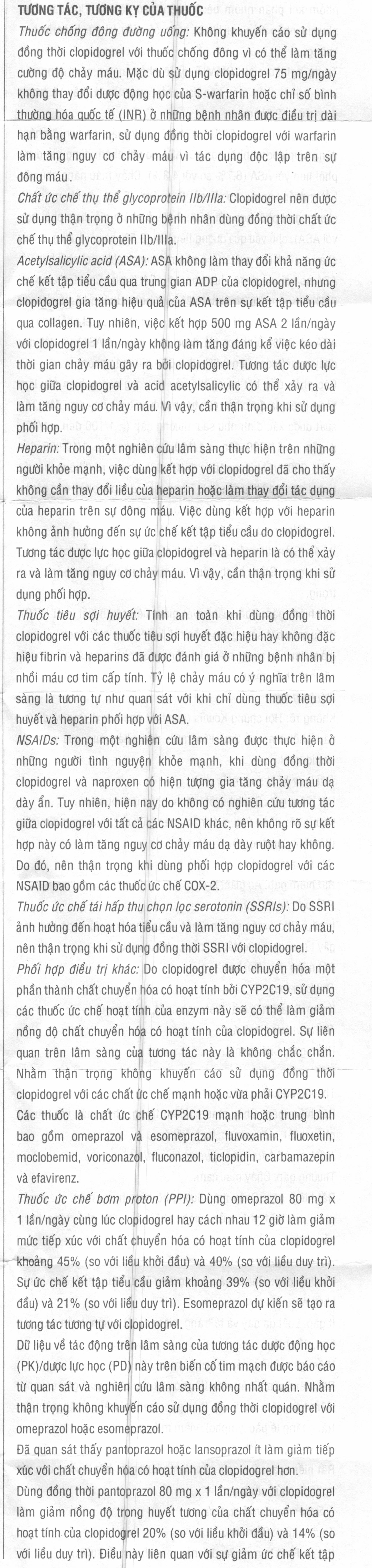 Clopidogrel Stada 75mg dự phòng biến cố do huyết khối động mạch