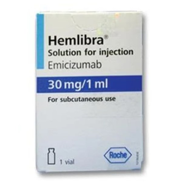 Thuốc tiêm Hemlibra 30mg/1ml trị dự phòng chảy máu ở bệnh nhân tan máu