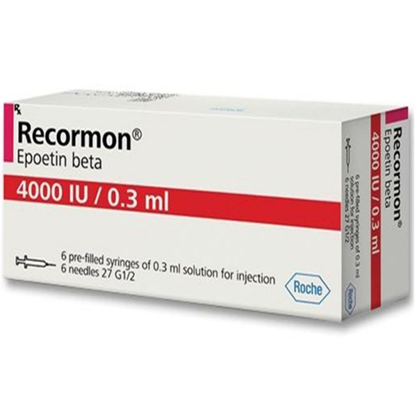 Dung dịch tiêm Recormon 4000IU điều trị thiếu máu