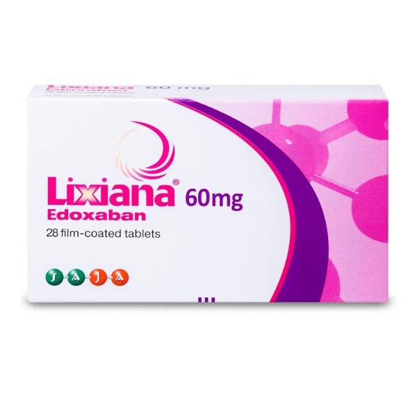 Lixiana 60mg chống đông máu, phòng ngừa đột quỵ và thuyên tắc mạch máu