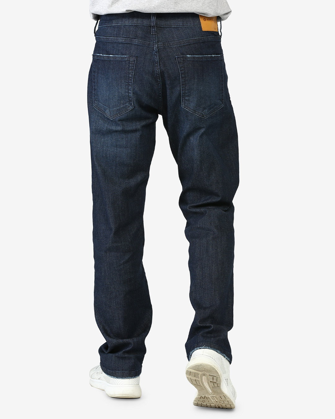 Quần jeans nam straight fit AVAFashion TNCPRTL - Xanh đen đậm
