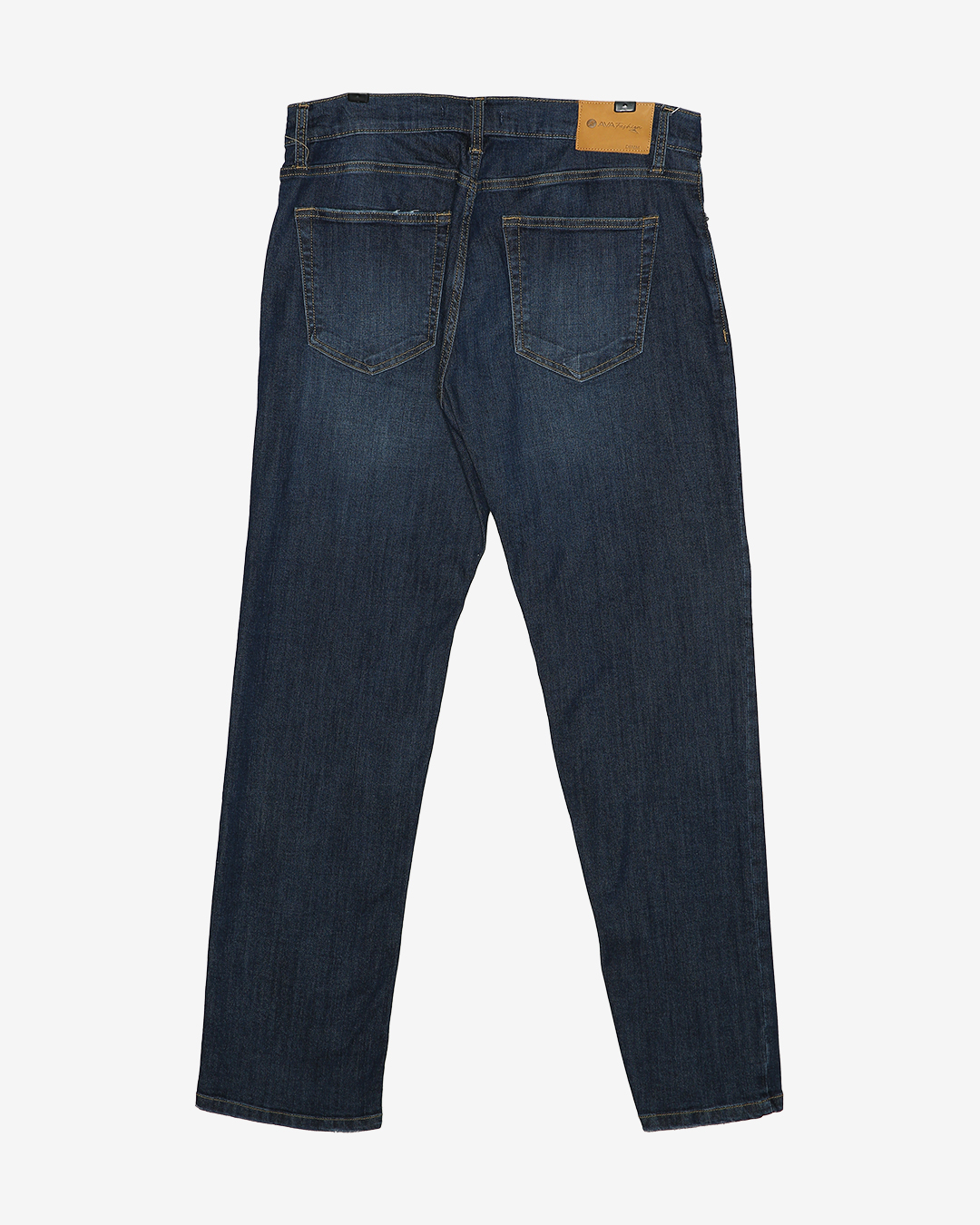 Quần jeans nam straight fit AVAFashion TNCPRTL - Xanh đậm - dark-2