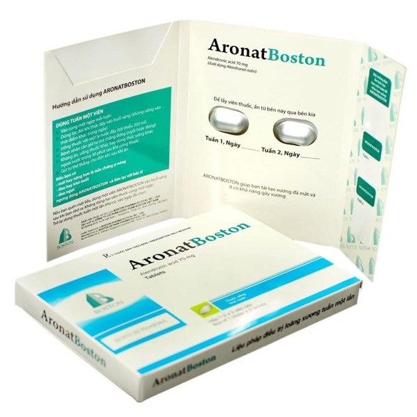 Thuốc Aronat Boston 70mg phòng và trị loãng xương