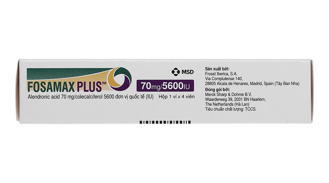 Fosamax Plus 70mg/5600IU trị loãng xương