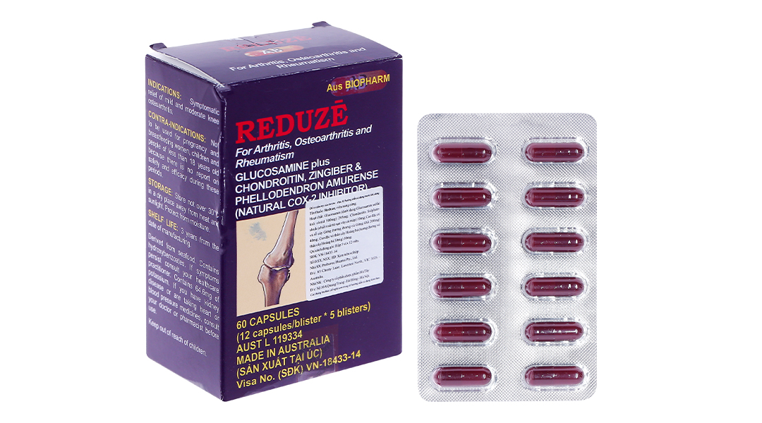 Reduze giảm triệu chứng thoái hóa khớp