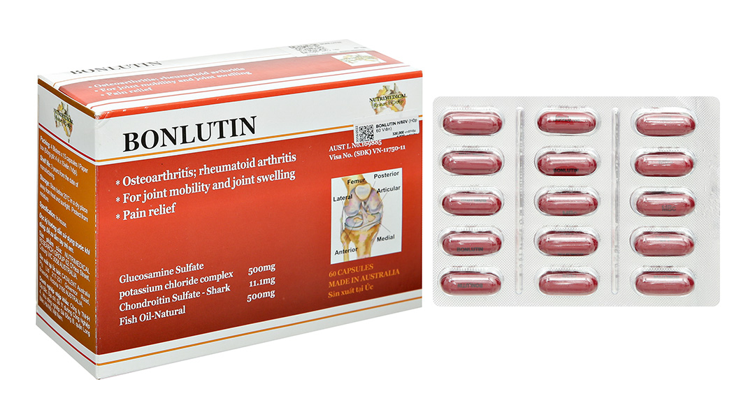 Bonlutin giảm triệu chứng thoái hóa khớp gối
