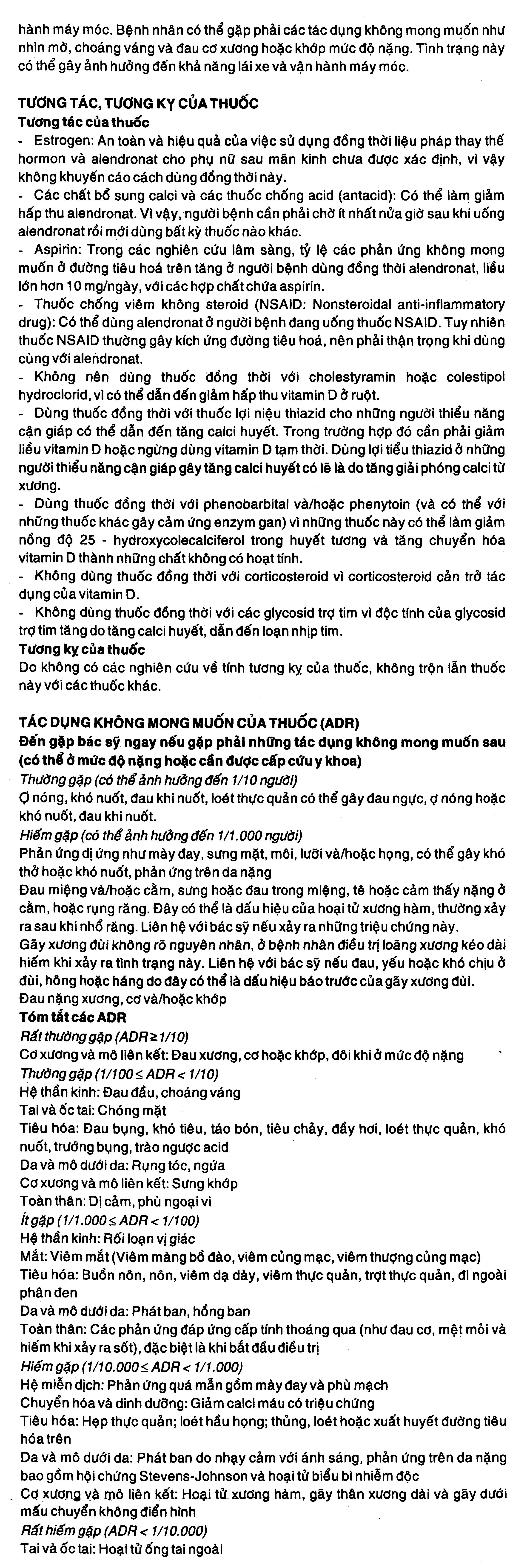 Viên sủi bọt Savi Drinate trị loãng xương (1 vỉ x 4 viên) - 8