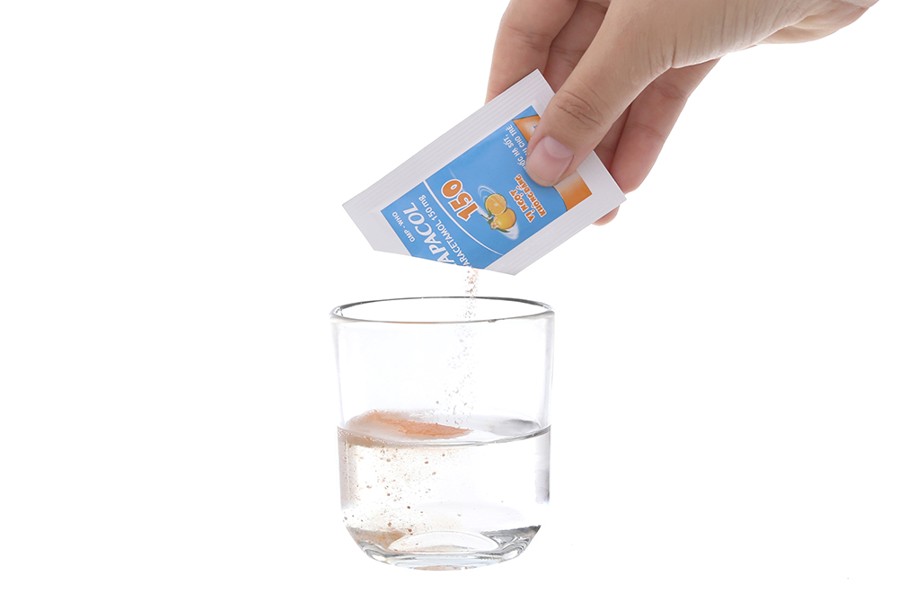 Bột sủi Hapacol 150 giảm đau, hạ sốt