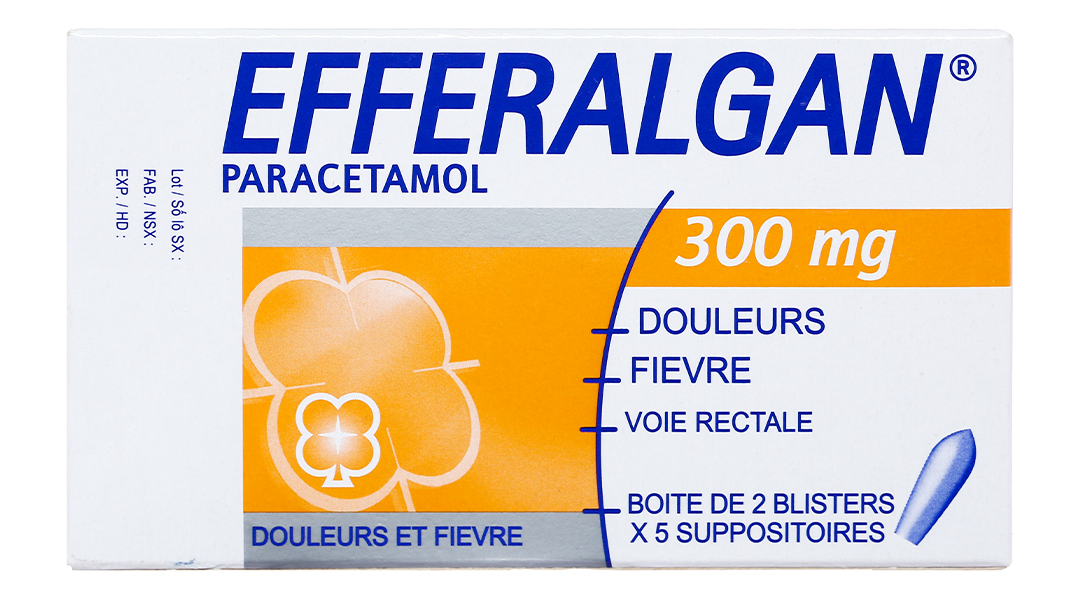 What is the recommended dosage of viên đặt hậu môn efferalgan 300mg for adults and children?