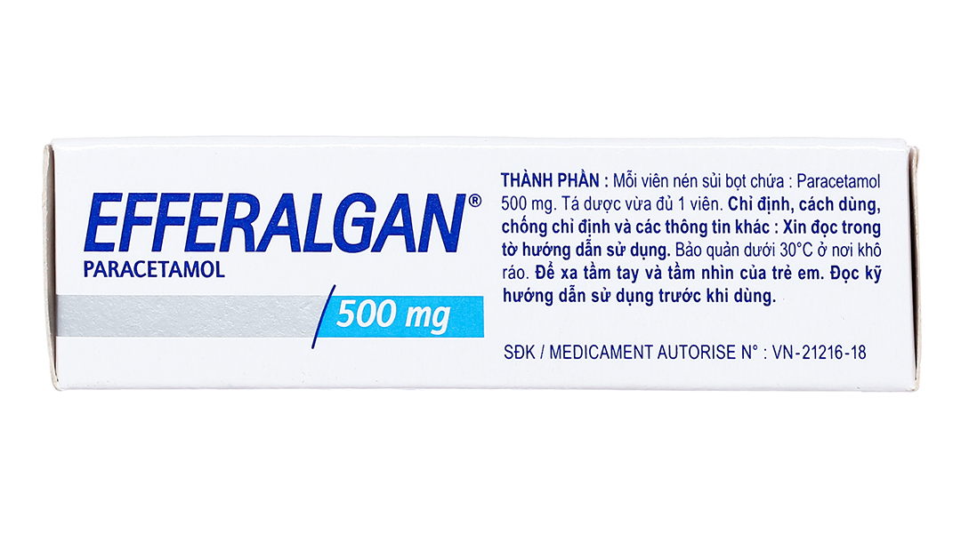 Thành Phần Thuốc Efferalgan 500mg: Tác Dụng và Cách Dùng Hiệu Quả