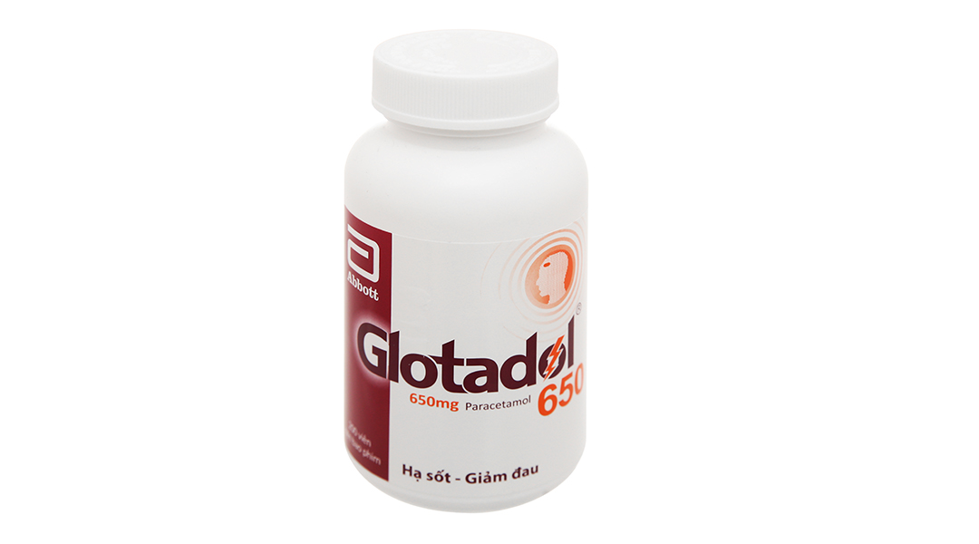 Glotadol 650 giảm đau, hạ sốt