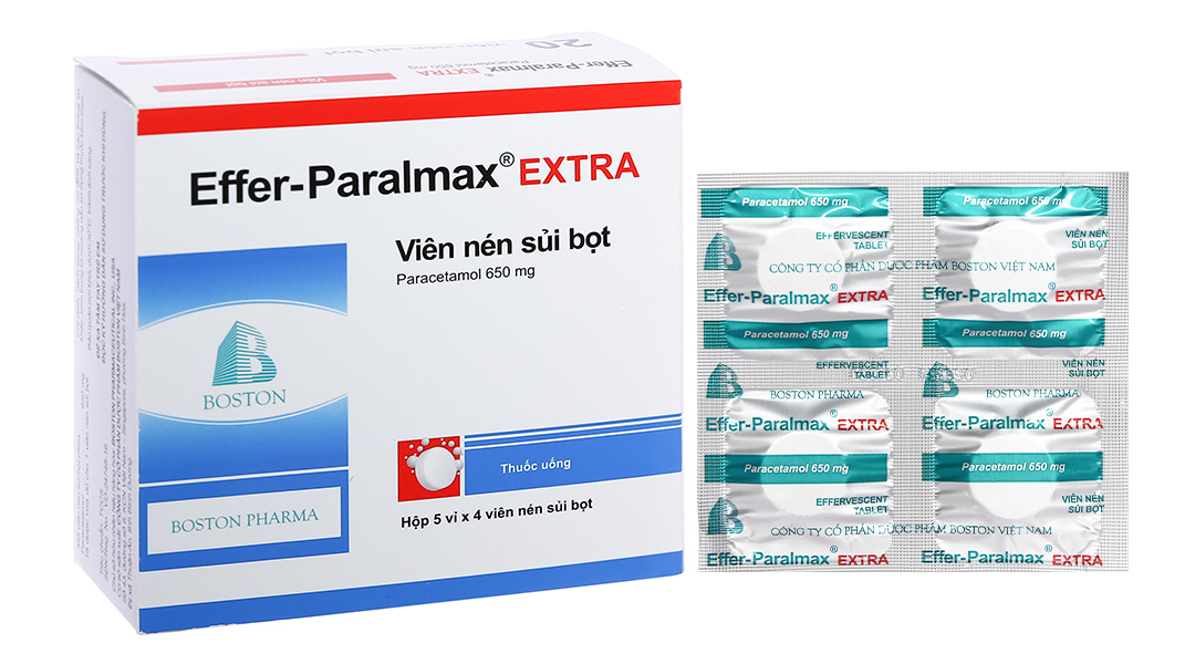 Thông tin chi tiết về thuốc Paracetamol 650mg viên sủi