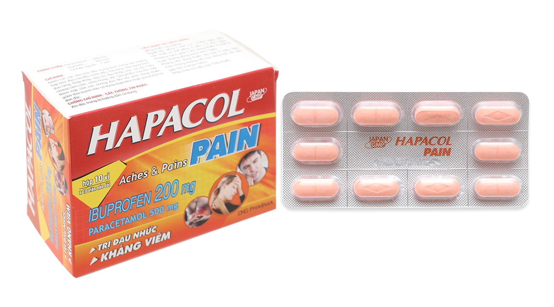 Thành phần chính của Hapacol Pain