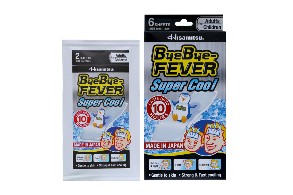 Miếng dán hạ sốt ByeBye Fever Super Cool hộp 3 gói-Nhà thuốc An Khang