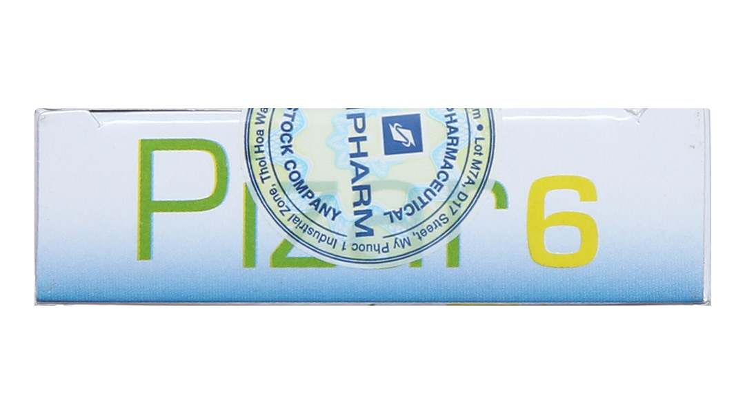 Pizar 6 trị giun chỉ, giun lươn (1 vỉ x 4 viên) - 13