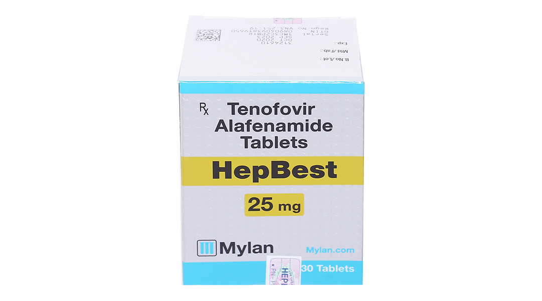 HepBest 25mg thuốc kháng virus, trị viêm gan B