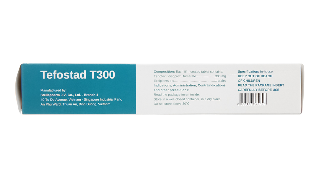 Tefostad T300 thuốc kháng virus, trị viêm gan B