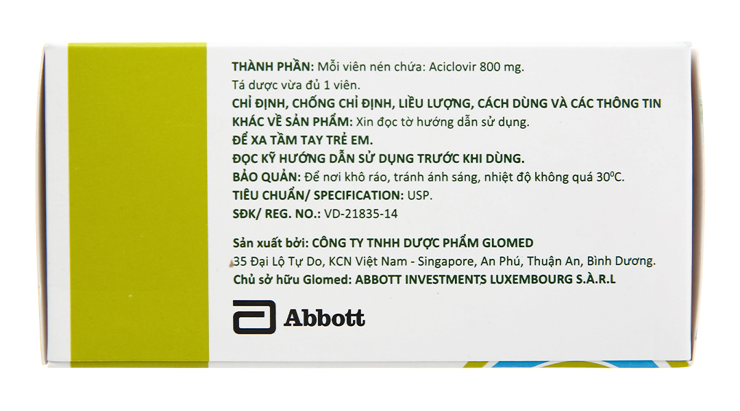 Ciclevir 800 thuốc ngừa virus