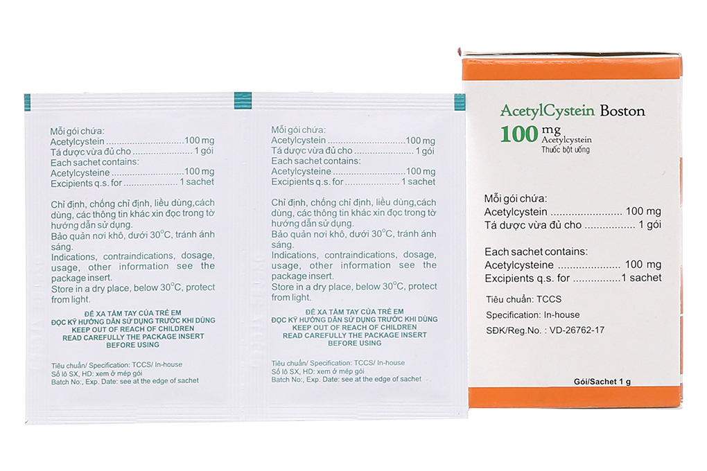 Thuốc ho Acetylcystein 100mg có tác dụng gì trong điều trị rối loạn tiết dịch phế quản?