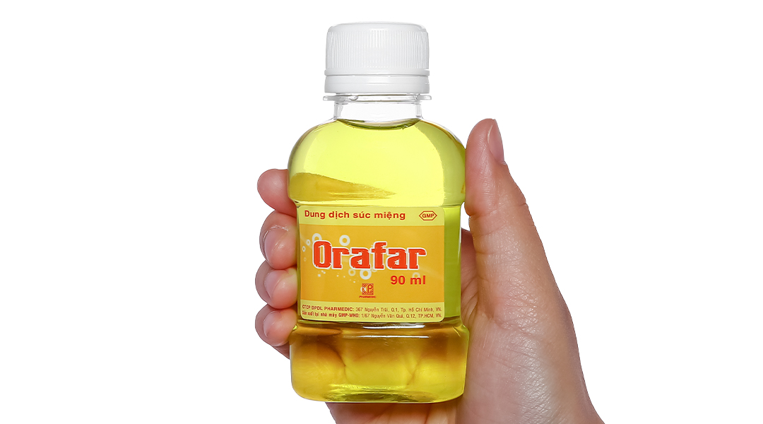 Nước súc miệng Orafar sát trùng miệng, khử mùi hôi