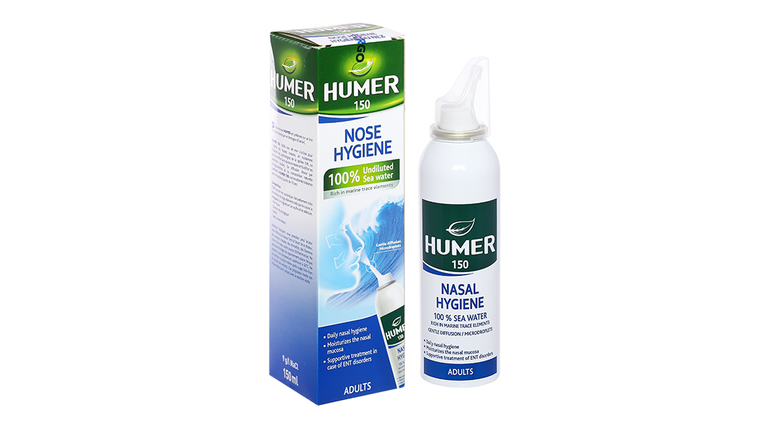 Xịt mũi Humer 150 Nose Hygiene vệ sinh mũi