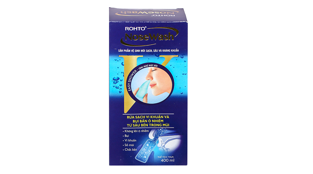 Bộ dụng cụ vệ sinh mũi Rohto NoseWash