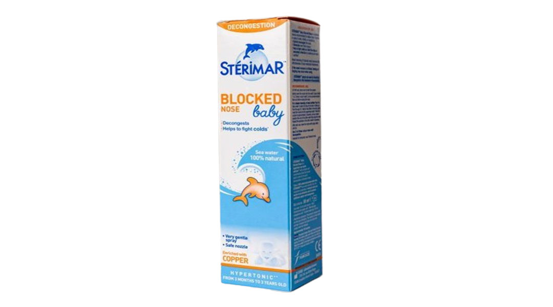 Xịt mũi Sterimar Blocked Nose Baby hỗ trợ giảm viêm mũi cho bé