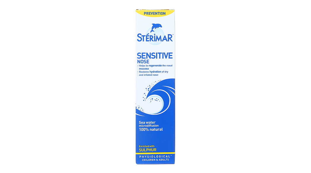 Xịt mũi Sterimar Sensitive Nose hỗ trợ trị viêm mũi