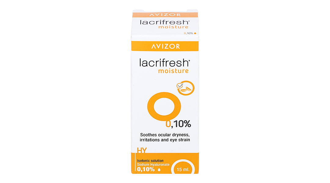 Nhỏ mắt Avizor Lacrifresh Moisture 0.10% giảm ngứa, khô và mỏi mắt